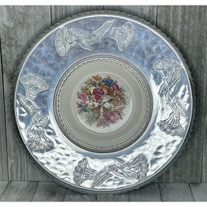 Vintage Triumph Limoges 22k White Gold Imperial Victorian Plate Farberware